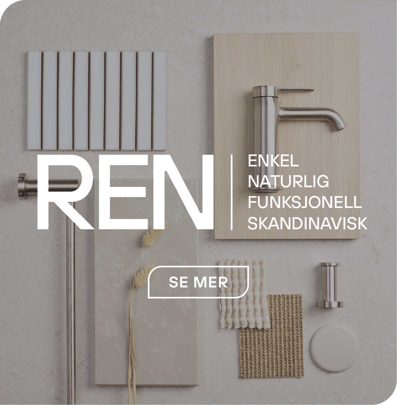 Ren enkel naturlig funksjonell skandinavisk